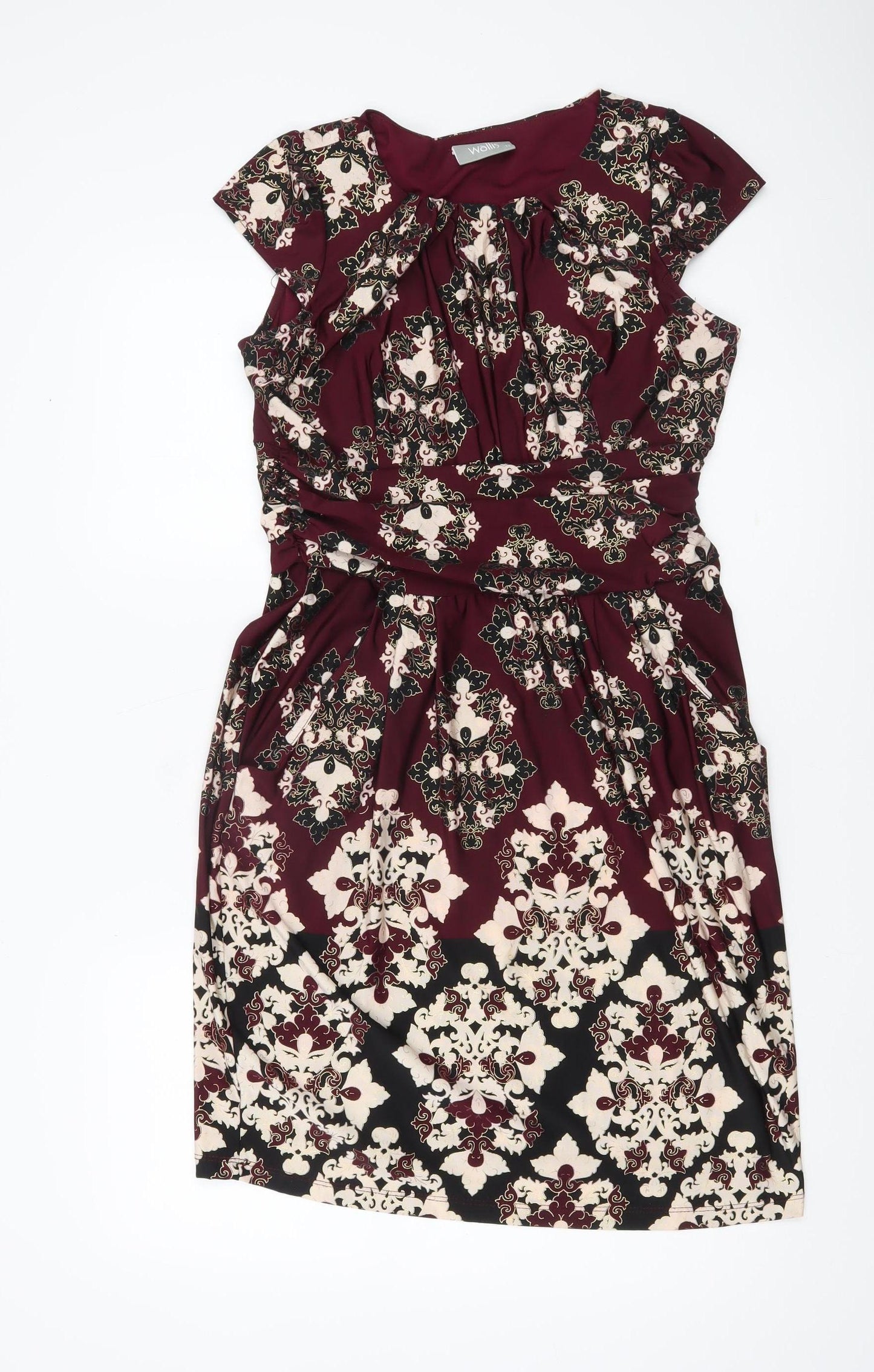 Wallis Women’s Multicoloured Size 12 Sheath Knee Length Dress