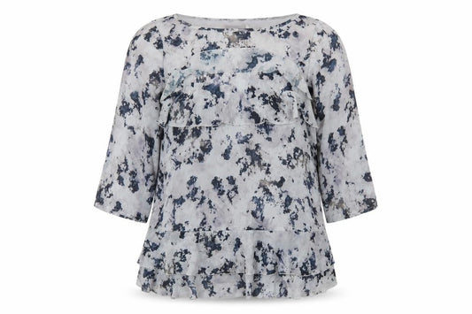 Mint Velvet Women’s Multicoloured Floral Ruffle Blouse Size 10