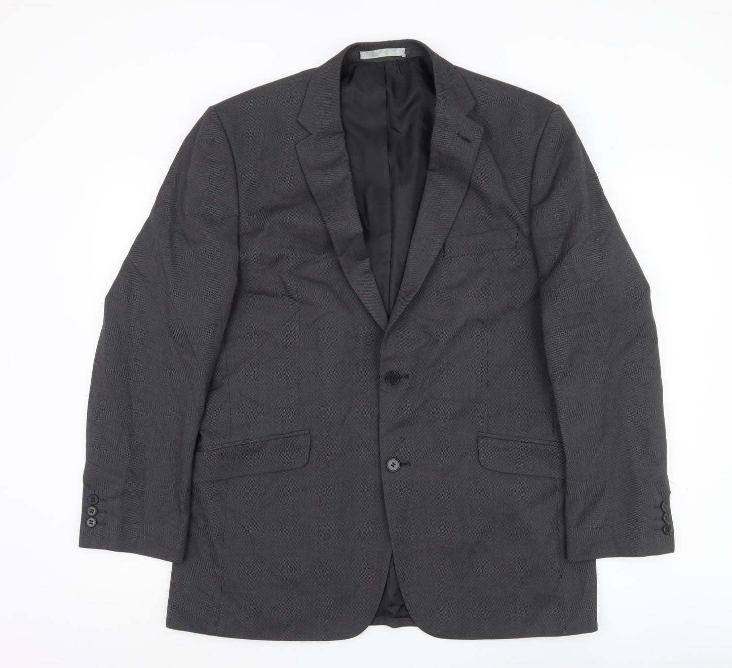 Burton Men’s Grey Blazer Jacket 42R Regular Fit Business Wedding