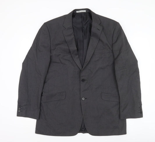 Burton Men’s Grey Blazer Jacket 42R Regular Fit Business Wedding