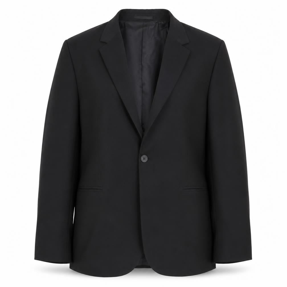 ASOS Design Men's Black 44R Blazer Jacket Regular Fit One Button
