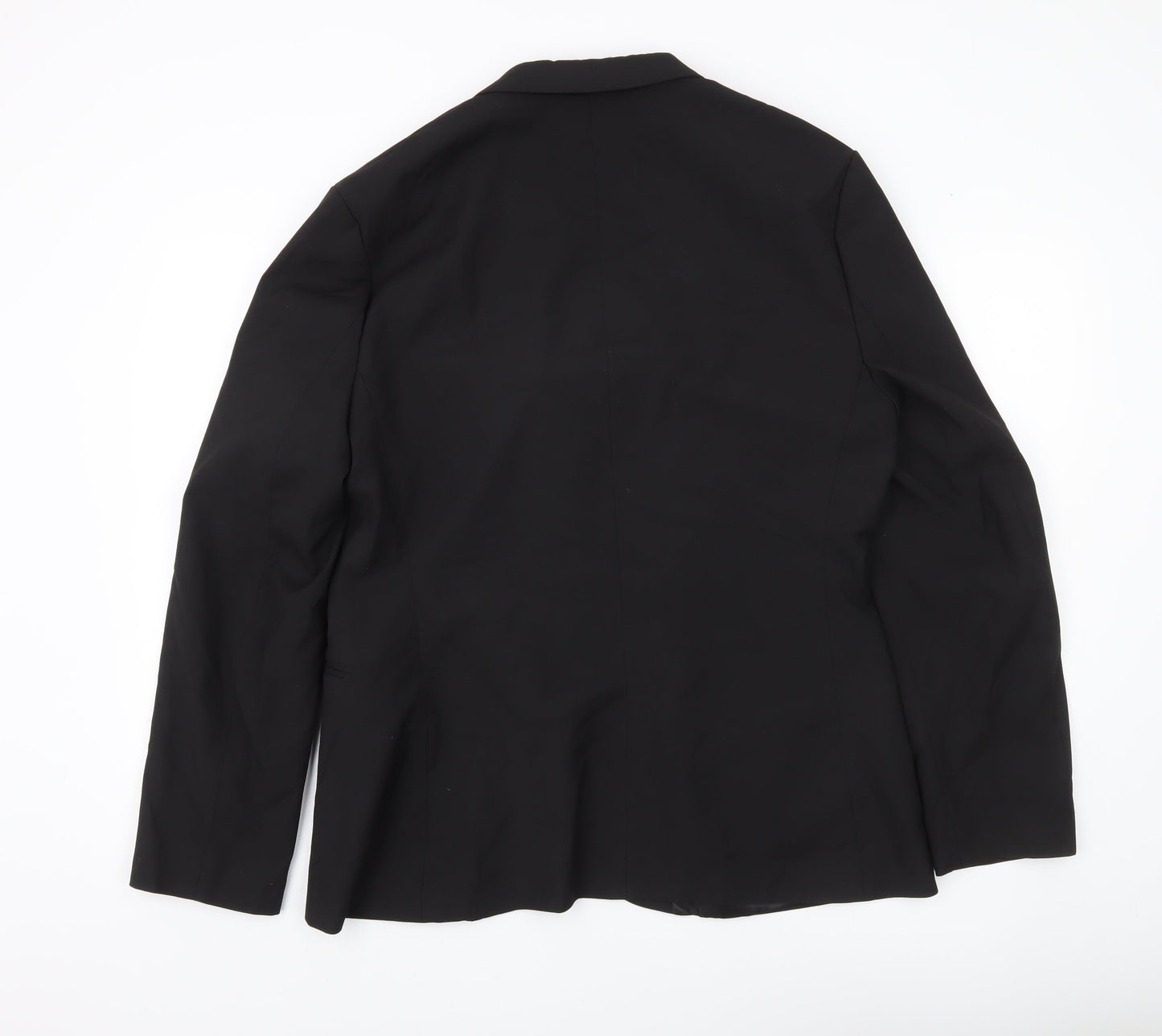 ASOS Design Men's Black 44R Blazer Jacket Regular Fit One Button
