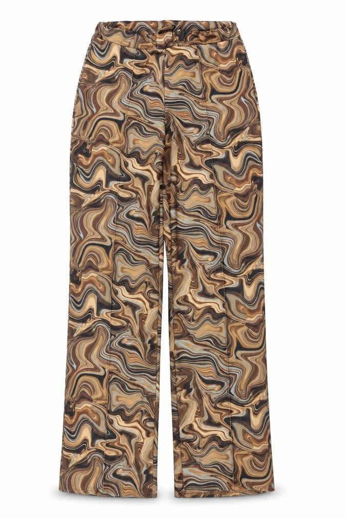 PrettyLittleThing Womens Multicoloured Slim Fit Straight Trousers Size 12