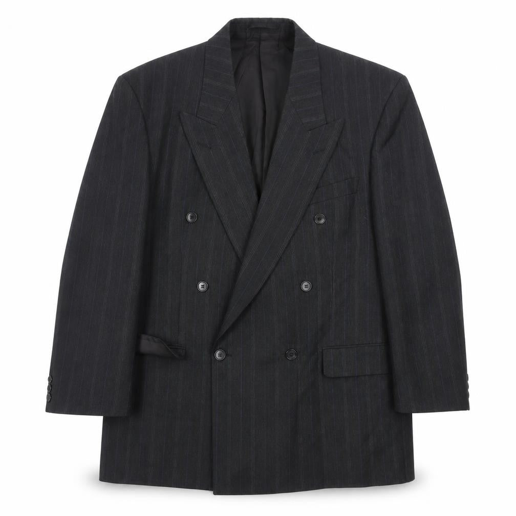 Marks & Spencer St Michael Men’s Grey Pinstripe Blazer 42in Chest Medium