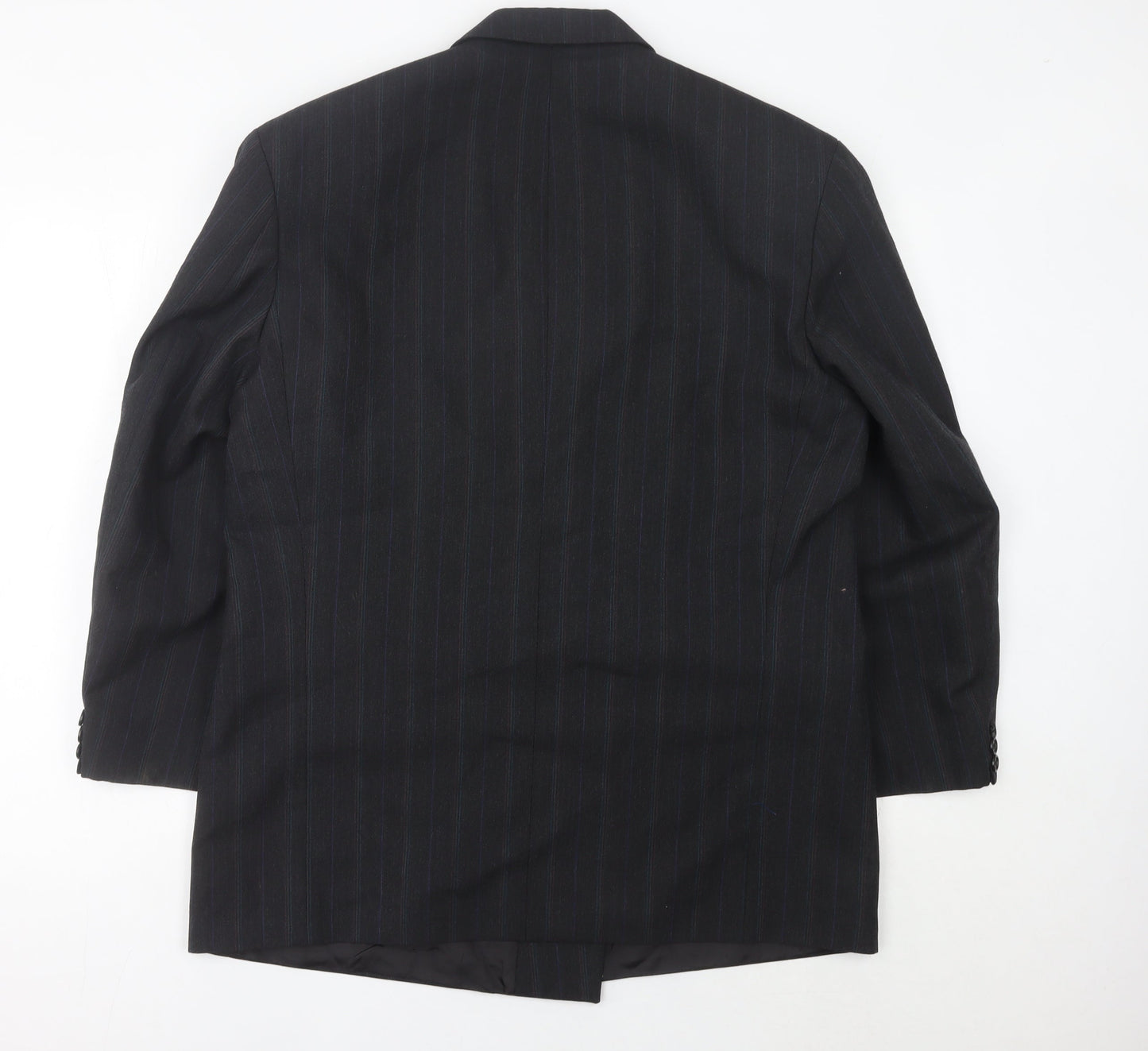 Marks and Spencer St Michael Men’s Grey Pinstripe Blazer 42in Chest Medium