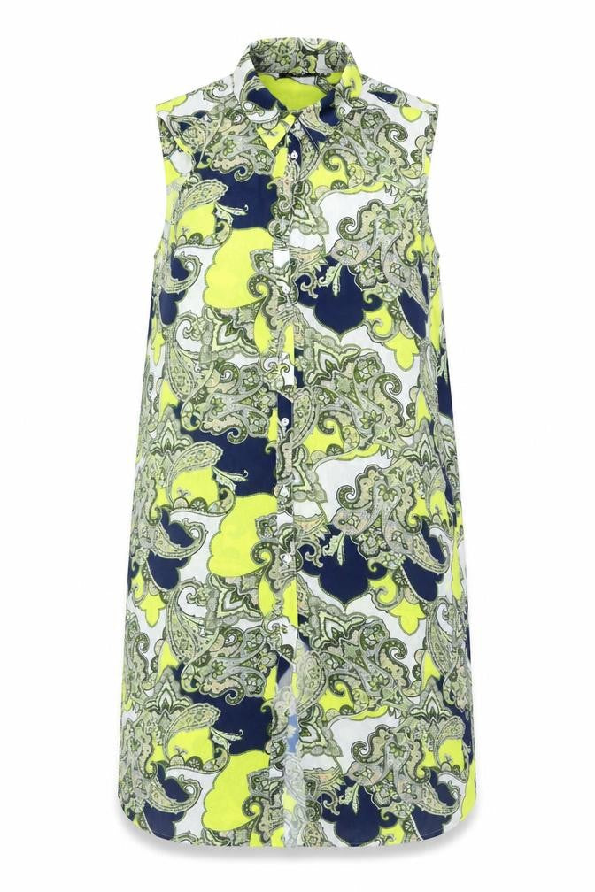Wallis Women’s Multicoloured Paisley Shirt Dress Size S