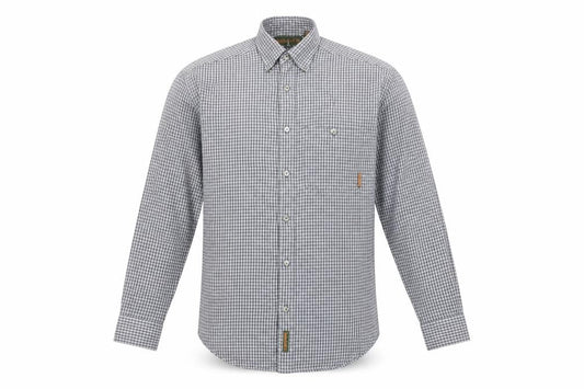 Timberland Men’s XS Blue Check Cotton Long Sleeve Button-Up Shirt