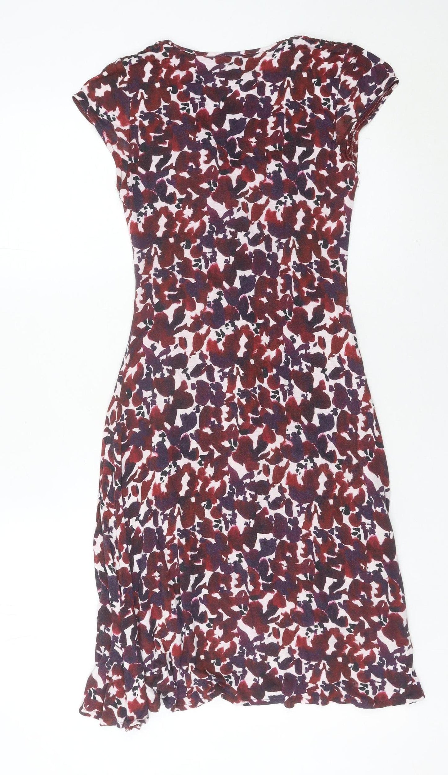 Jigsaw Womens Multicoloured XS A-Line Viscose Knee Dress