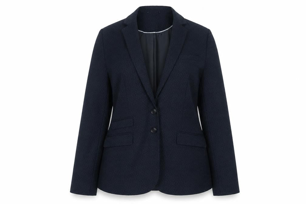 Next Women’s Blue Polka Dot Blazer Jacket UK 12 Regular Fit