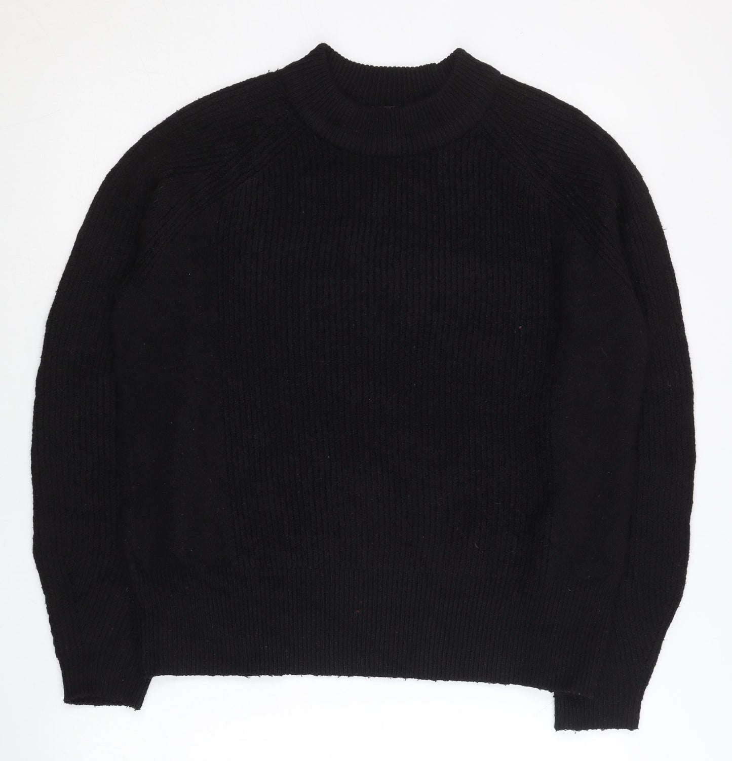 Marks and Spencer Womens Black Pullover Jumper M Long Sleeve Knit