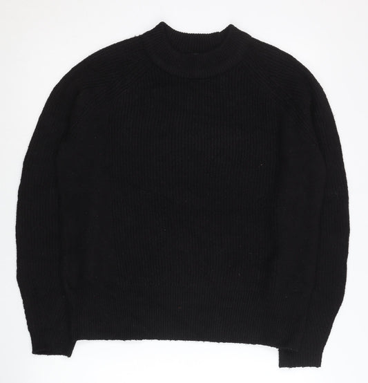 Marks and Spencer Womens Black Pullover Jumper M Long Sleeve Knit
