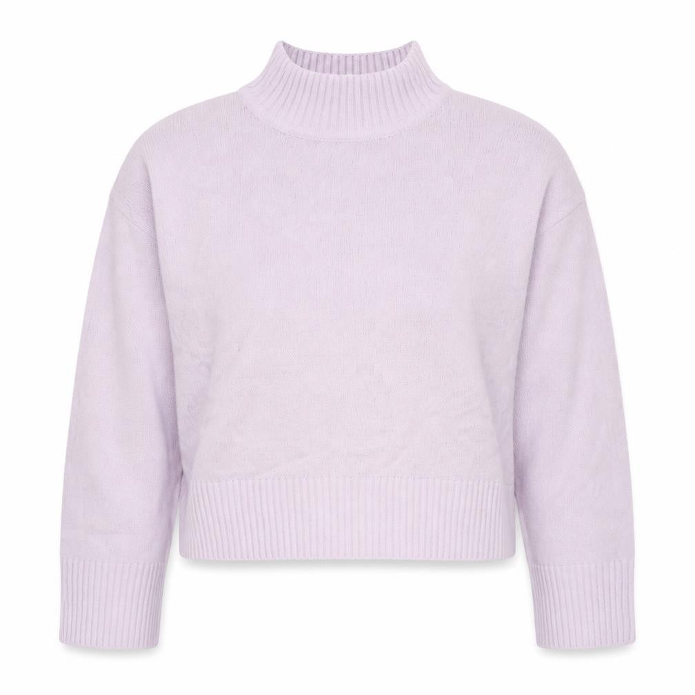New Look Women’s Petite Purple Mock Neck Jumper Size M