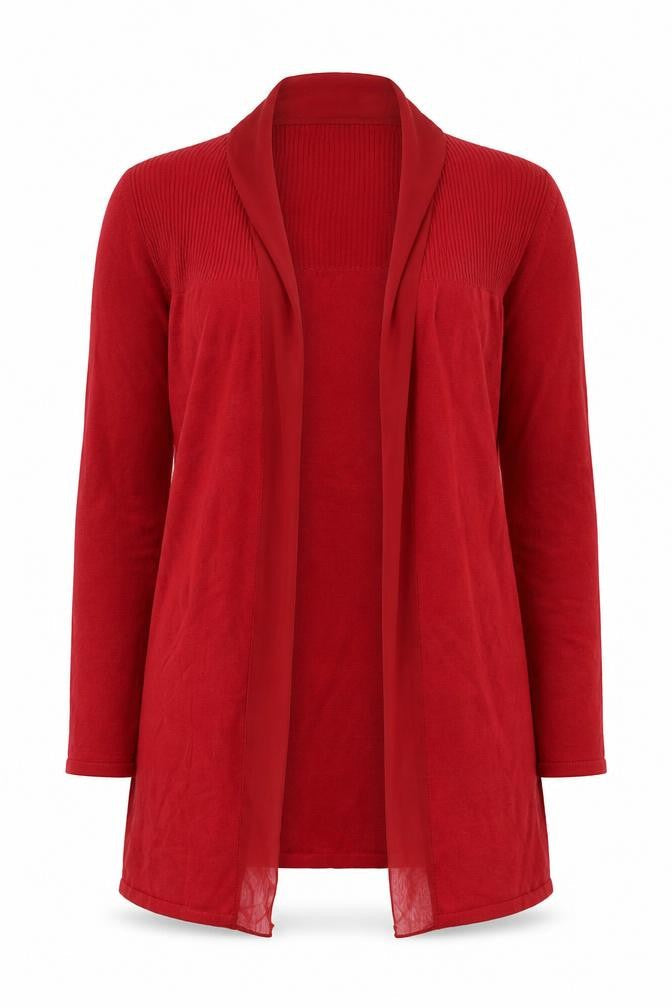 Marks & Spencer Women’s Red Long Sleeve Cardigan Size S