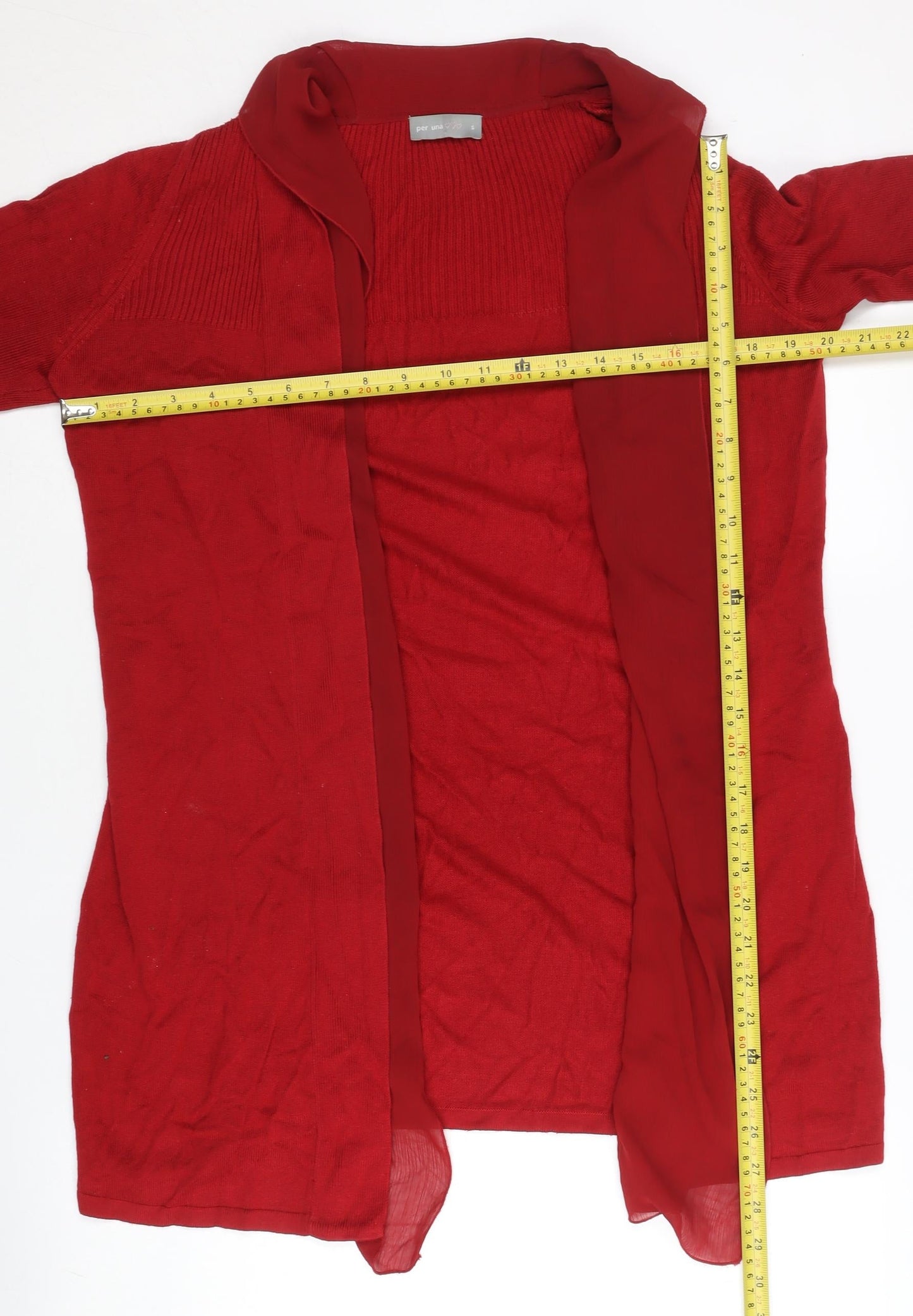 Marks and Spencer Women’s Red Long Sleeve Cardigan Size S