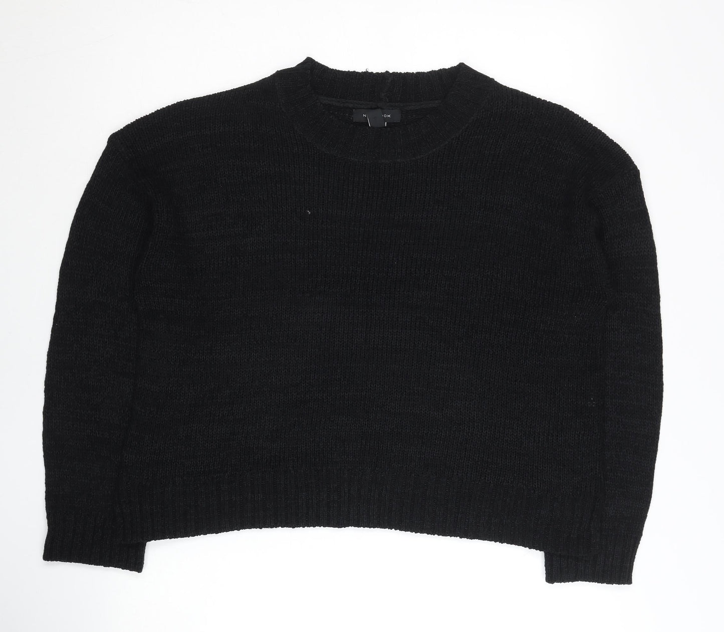 New Look Women’s Black Medium Pullover Jumper Crew Neck Knit