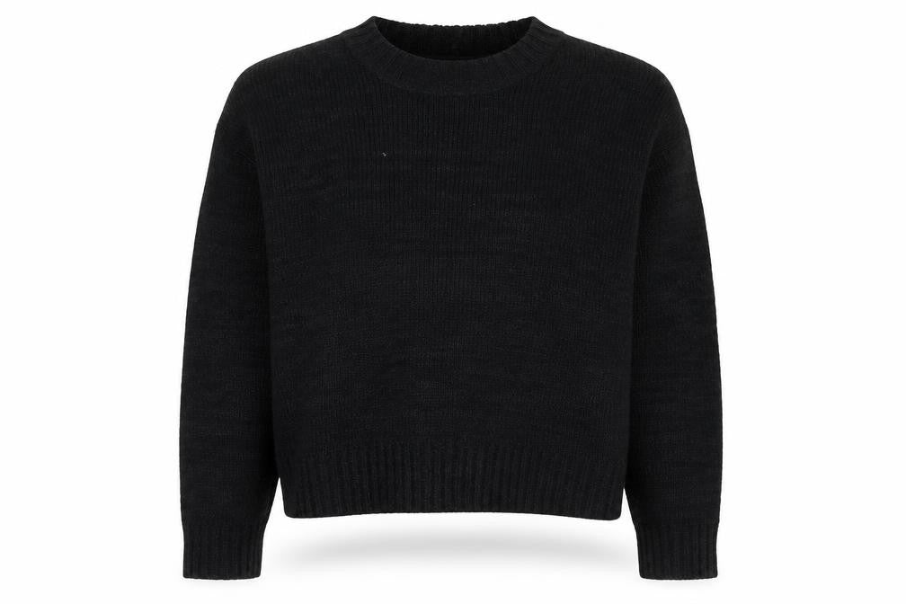 New Look Women’s Black Medium Pullover Jumper Crew Neck Knit
