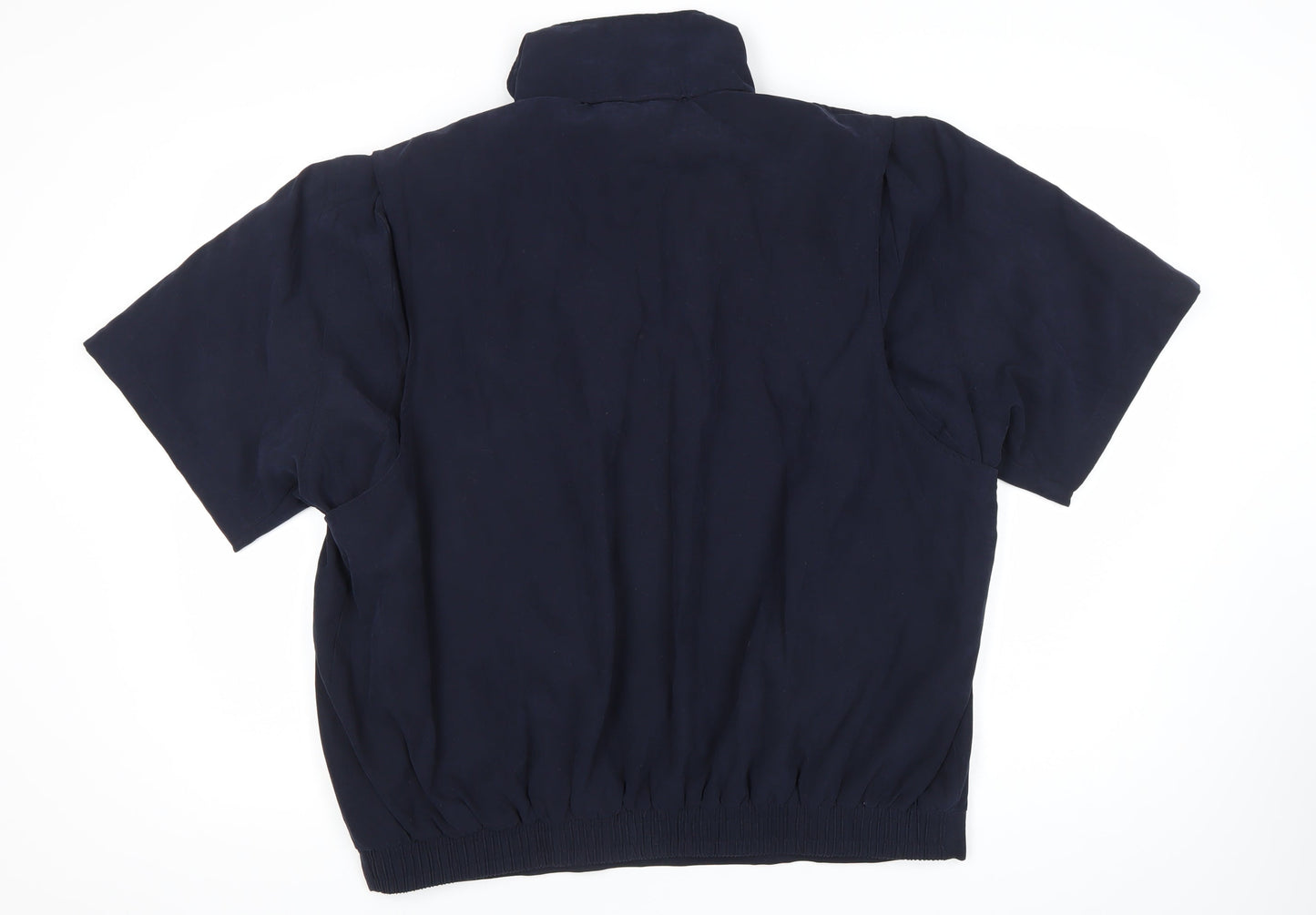 New Hampshire Men’s Blue Short Sleeve 1/4 Zip Jacket Size L