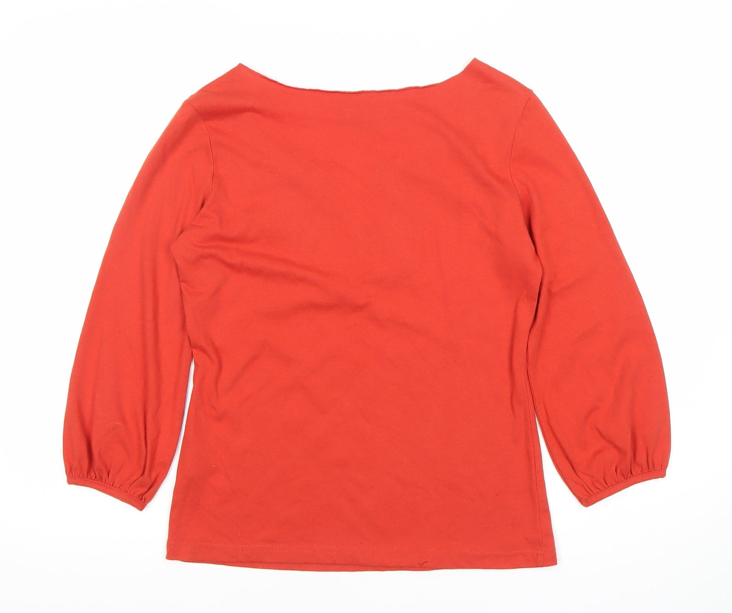 Marks and Spencer Per Una Women's Red Embroidered Tunic Blouse Size 10