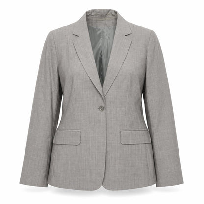 Gerard Darel Womens Grey Wool Workwear Suit Jacket Size 12