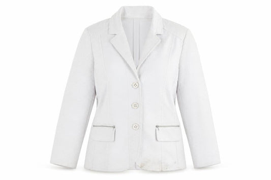 B.D.G. Dutch Womens White Blazer Jacket Size M Single Breasted