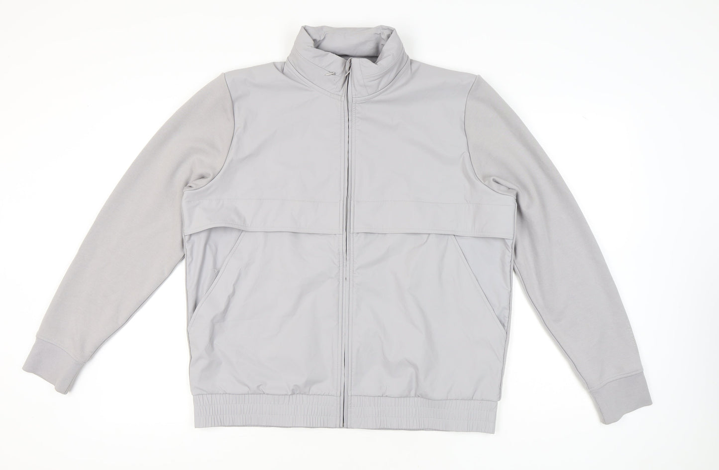 Marks and Spencer Men’s Silver Grey XL 44-46 in Full Zip Jacket Casual