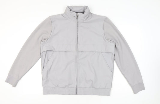 Marks and Spencer Men’s Silver Grey XL 44-46 in Full Zip Jacket Casual