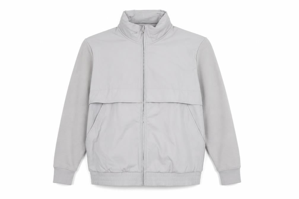 Marks & Spencer Men’s Silver Grey XL 44-46 in Full Zip Jacket Casual