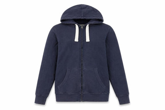 New Look Women’s Blue Full Zip Hoodie UK 10 Cotton Blend