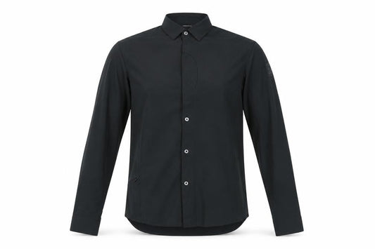 Union 34 Men's Black Slim Fit Long Sleeve Button-Up Shirt S