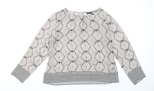 Marks and Spencer Women’s Multicoloured Geometric Blouse UK 16