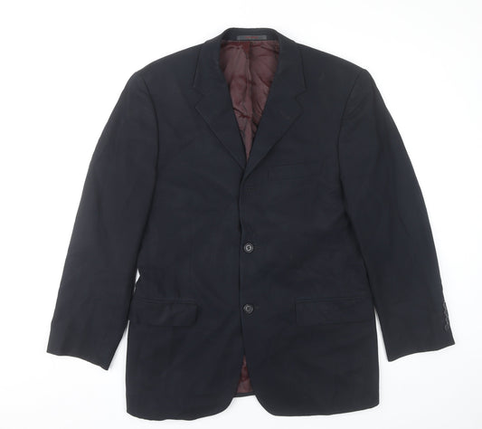Ted Baker Men's Black 38S Wool Blend Blazer Jacket Classic Wedding