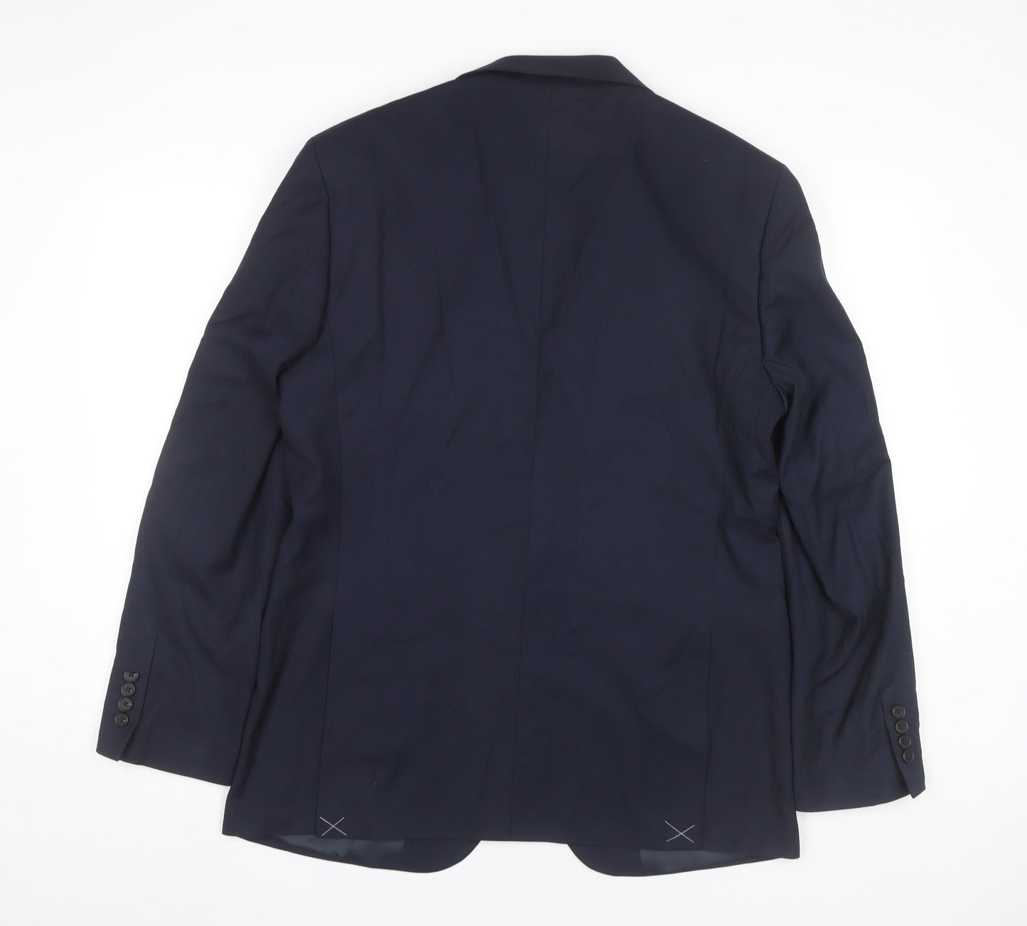 Marks and Spencer Men’s Blue Blazer Jacket 40 Chest L Regular Fit
