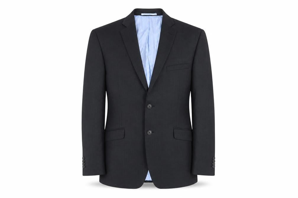 Daniel Hechter Men’s Grey Wool Blend Suit Jacket 40R Regular Fit