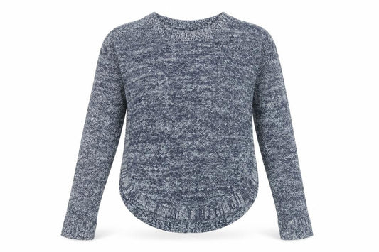 Hollister Women’s Blue Knit Pullover Jumper Size S Long Sleeve