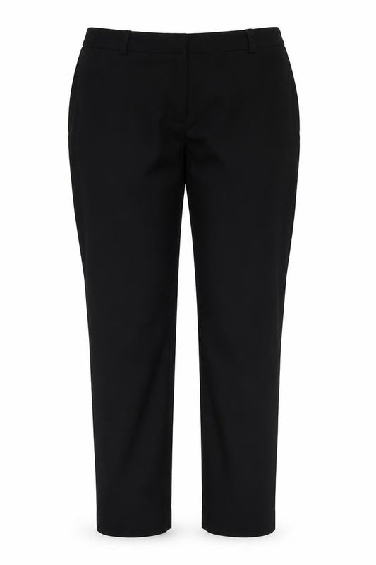 ASOS Women’s Black Size 12 Regular Fit Straight Leg Trousers
