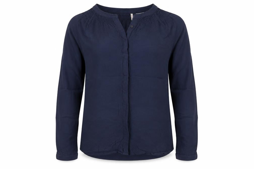 Crew Clothing Women’s Blue Size 8 Cotton Blouse Long Sleeve