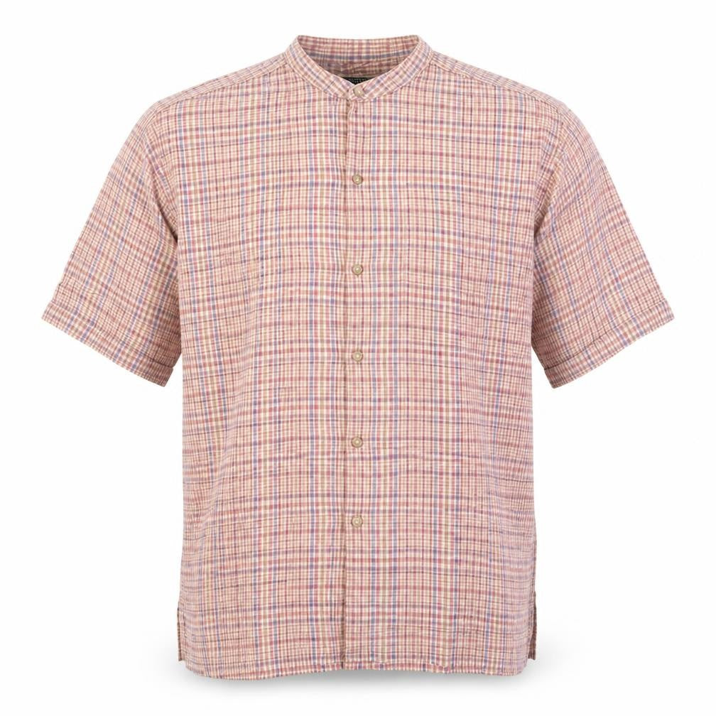 U.S. Expedition Men’s Multicoloured XL Checked Cotton Short Sleeve Shirt
