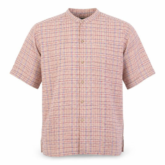 U.S. Expedition Men’s Multicoloured XL Checked Cotton Short Sleeve Shirt