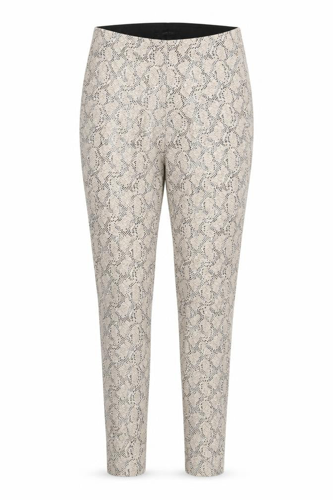 Zara Basic Women’s Beige Snake Print Leggings Size S Slim Fit