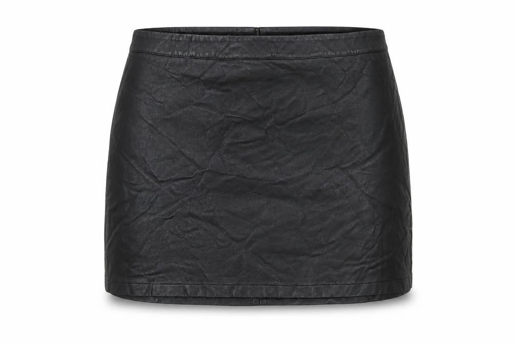 Red Herring Women’s Black Faux Leather Pencil Skirt Size 10