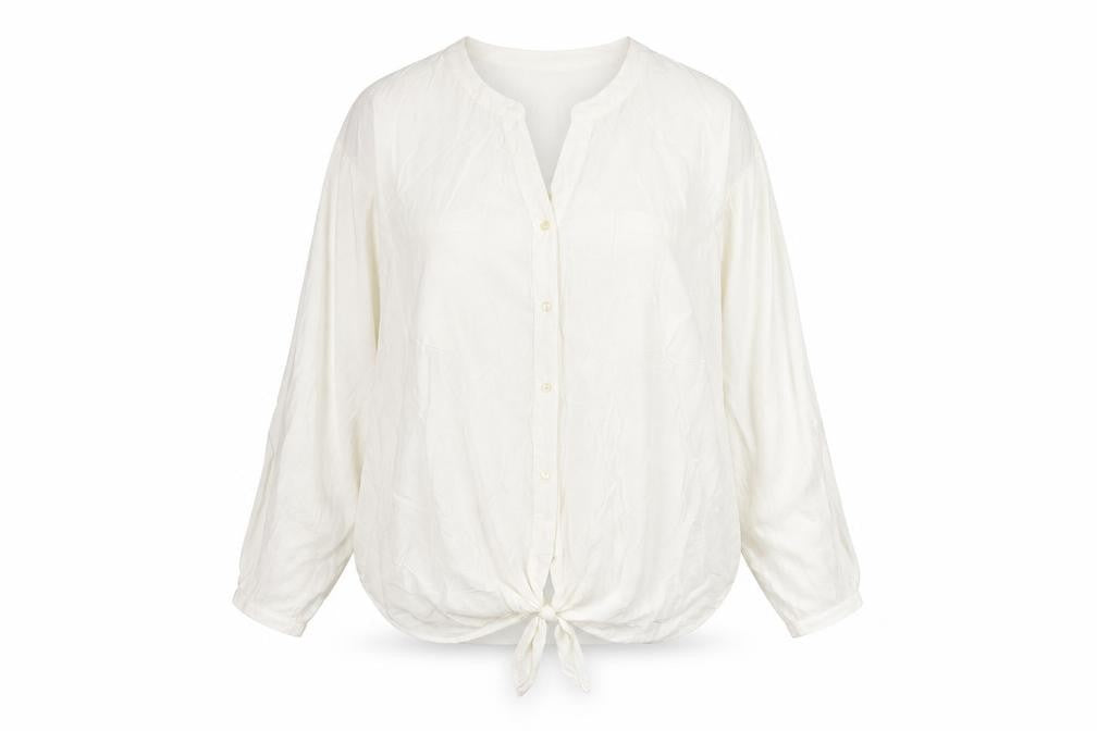 Principles by Ben de Lisi Women’s White Size 20 Button-Up Tunic Blouse