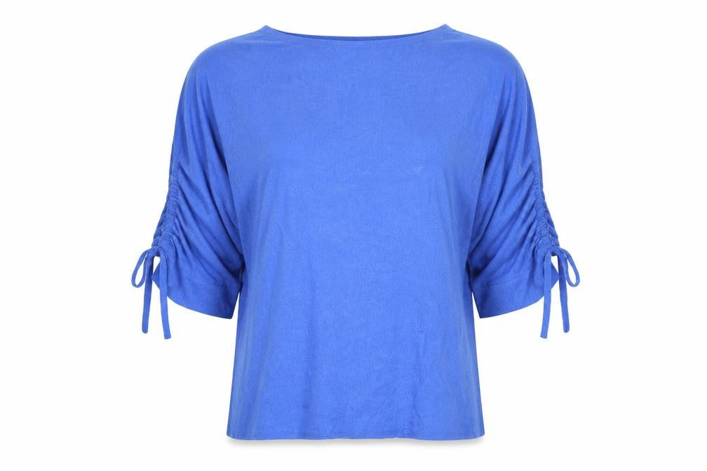 Sfera Women Blue Relaxed Fit Pullover Jumper Size 12