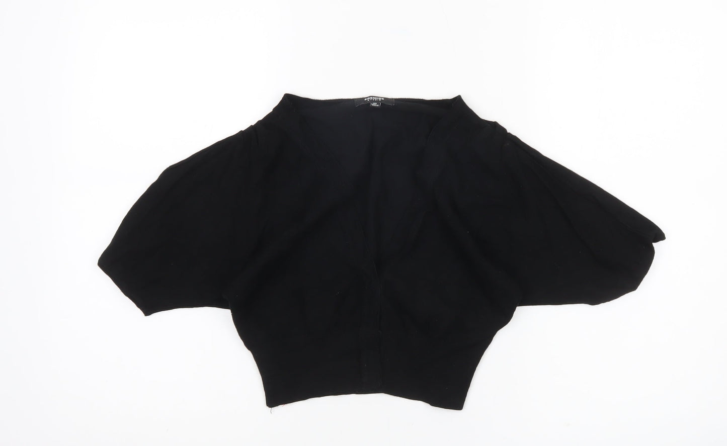 Premise Studio Women’s Black XS Shrug Cardigan Knit Lightweight