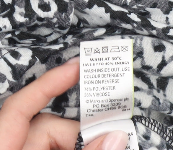 Marks and Spencer Womens Multicoloured Floral Blouse UK 14