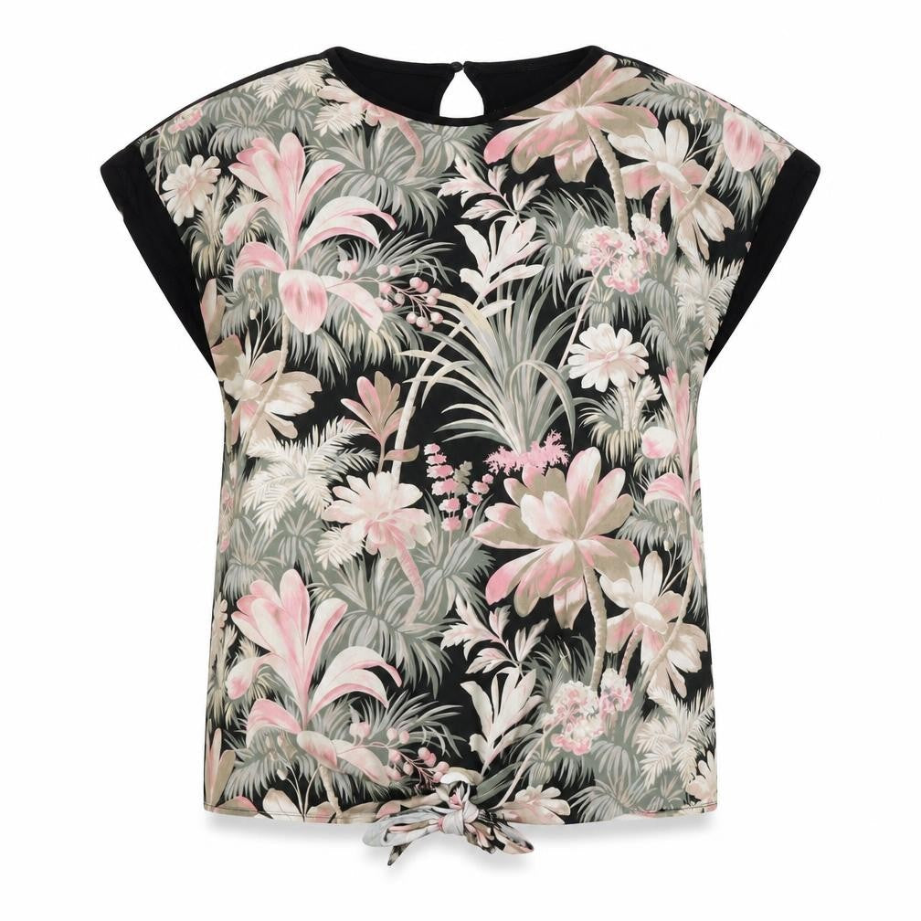 Warehouse Womens Multicoloured Floral Tunic Blouse Size 12