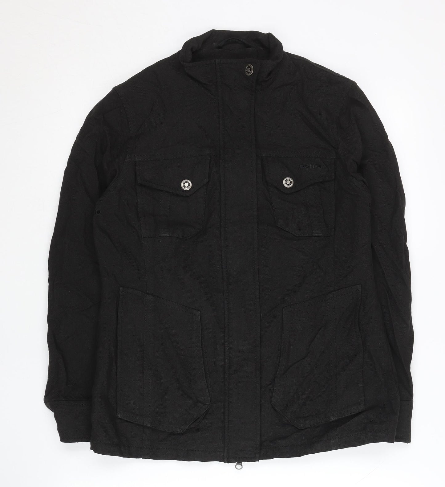 Rohan Womens Black Small Basic Mid-Length Outdoor Jacket