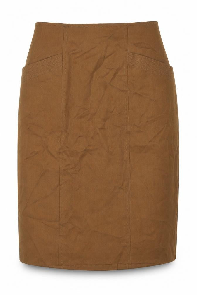 Marks & Spencer Women’s Brown Wool Pencil Skirt Size 12S