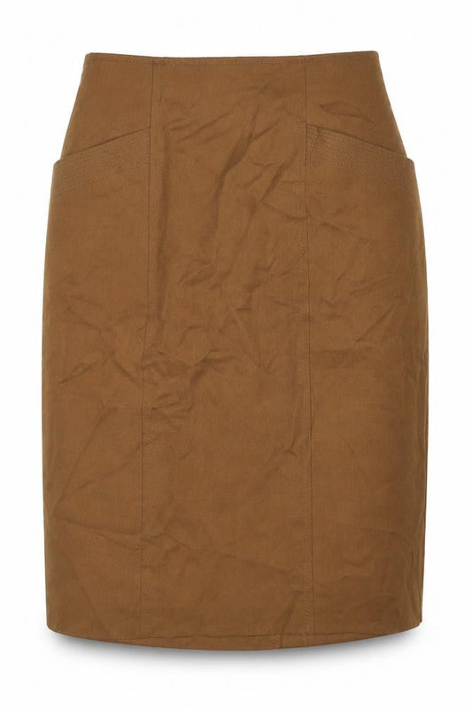 Marks & Spencer Women’s Brown Wool Pencil Skirt Size 12S