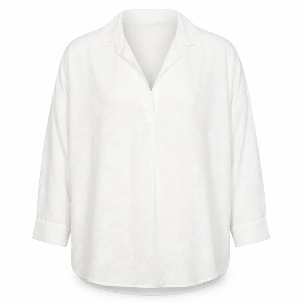 French Connection Women’s White Tunic Blouse Size S Long Sleeve