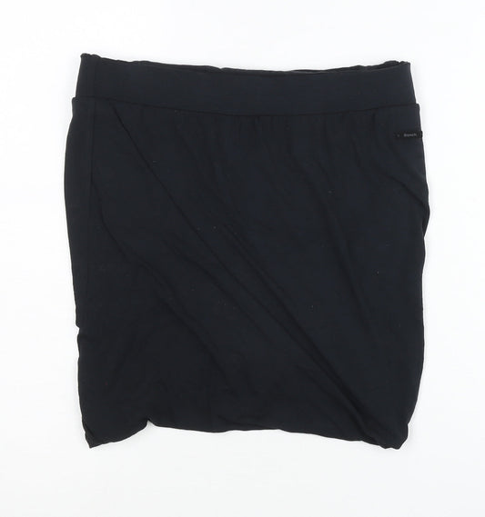 Bench Womens Black Short Pencil Skirt Size S Modal Stretch